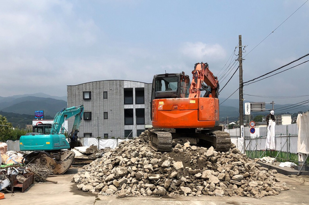 ガソリンスタンド解体工事